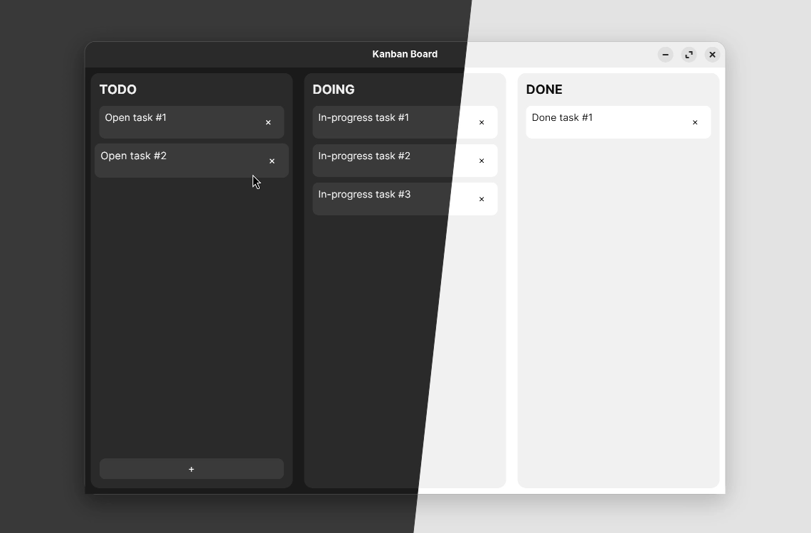 Avalonia Kanban Demo