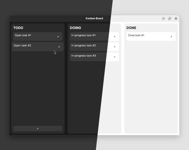 Avalonia Kanban Demo